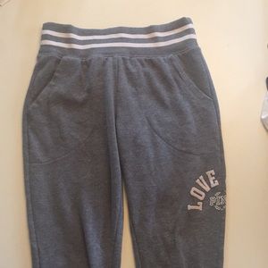 Gray joggers